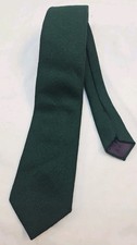 Vintage Stafford Mens Dark Green Woven Neck Tie