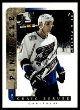 1996-97 Pinnacle Be a Player Autographs Craig Berube Auto Washington Capitals