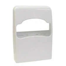 Hospeco Health Gards HG-2 Quarter-Fold White Plastic Wall Mounted Capacity To...