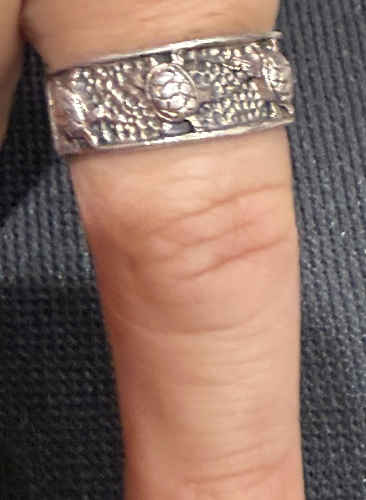 Turtle Silver Ring 925 - image 3