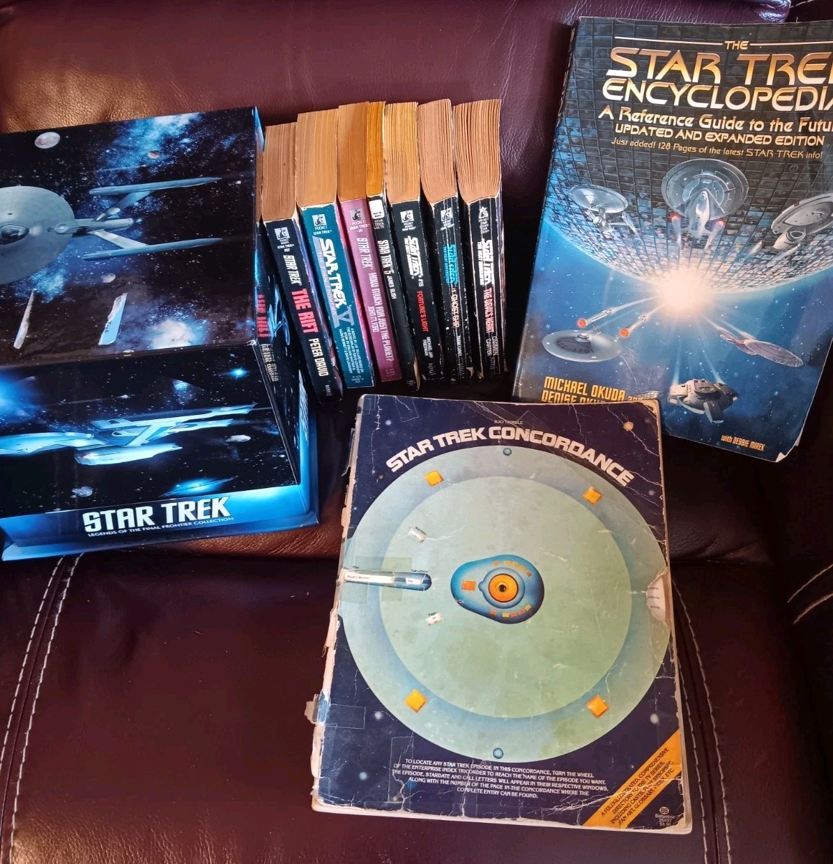 STAR TREK CDs, Encyclopedia, paperbacks books, and  comics