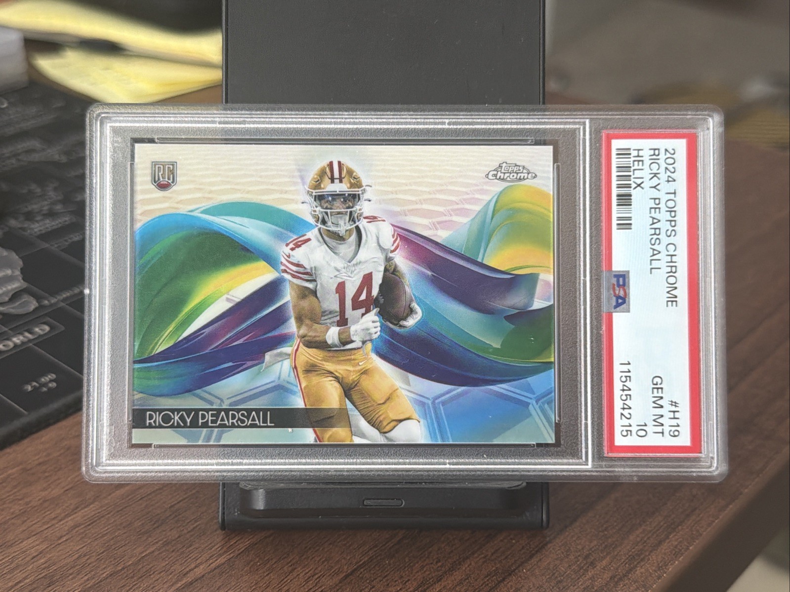 RICKY PEARSALL 2024 TOPPS CHROME HELIX #H-19 RC PSA 10 - CASE HIT