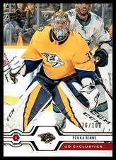 2019-20 Upper Deck UD Exclusives Pekka Rinne 076/100 Nashville Predators #390
