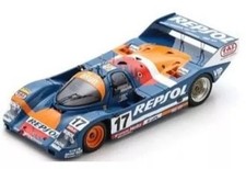 Spark 1/43 Porsche 962C 24H Le Mans 1991 Hella #17 Blue Red Orange Used
