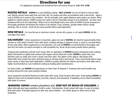 Ospho 605 Metal Treatment, 32 Fl Oz (Pack Of 1)