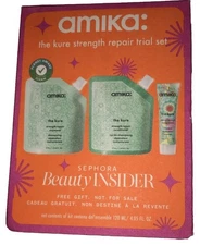 Amika Sephora Birthday Set The Kure Shampoo Conditioner Mask Samples