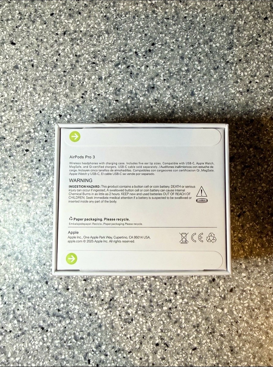 2025 Apple AirPods Pro 3 Original OEM Replacement Left Earbud