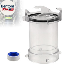 5" RV Clear Sewer Hose Extension Adapter Sewer Hose Connector with Leak-Proof Se