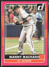 2016 Donruss #72 Manny Machado Pink Border