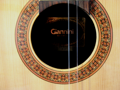 MINT Giannini AWN 71 Classical Guitar Figured Braziliian Brazil