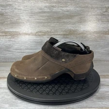 Merrell Women’s Luxe Wrap Bitter Brown Leather J68662 Clog Mules Size 7.5