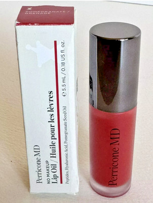 Perricone MD No Makeup Lip Oil ~ Pomegranate / Grenade ~ 5.5ml / 0.18oz ~ New