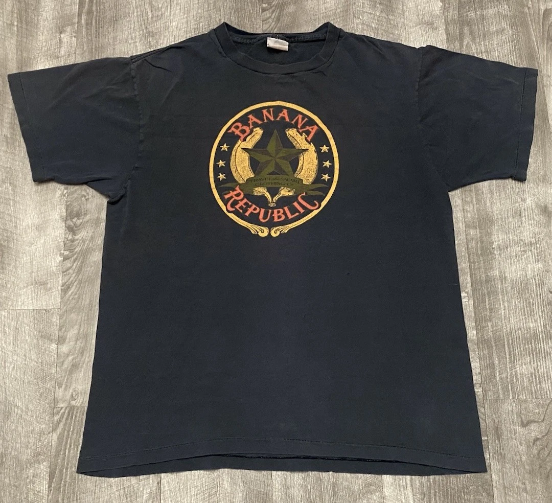 その他 [the vintage]BANANA REPUBRIC holiday1985 Preços baixos em Camiseta vintage Banana Republic em camisetas