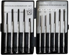 Home-X 11-Piece Precision Screwdriver Set | Watches, Eyeglasses Hand Tool Repair