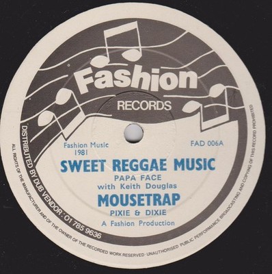 Papa Face With Keith Douglas / Pixie And Dixie - Sweet Reggae Music / Mousetr...