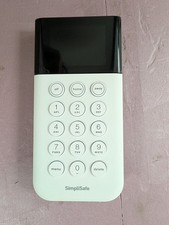 SimpliSafe Wireless Keypad Gen 3 White Touch SSKP3 - Tested - Works