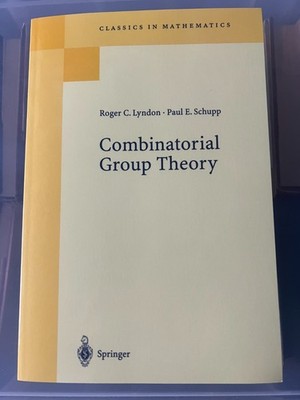 COMBINATORIAL GROUP THEORY - LYNDON SCHUPP - NEW PAPERBACK - SPRINGER CLASSICS