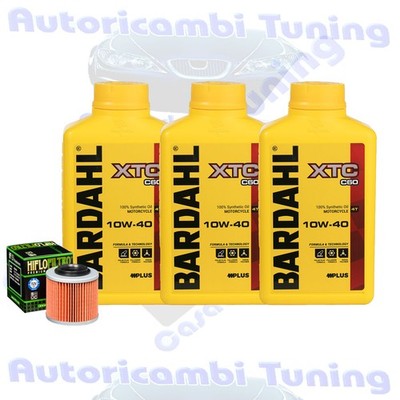 Bardahl XTC 10W40 Ölwechsel Kit + Ölfilter Für Jawa 650 Style 2004