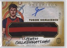 2022-23 Topps Inception OTE Overtime Elite Gold 24/50 Tudor Somacescu Auto 1u6
