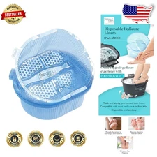 Professional Pedicure Spa Liners 100 Count White Disposable Tear-Resistant