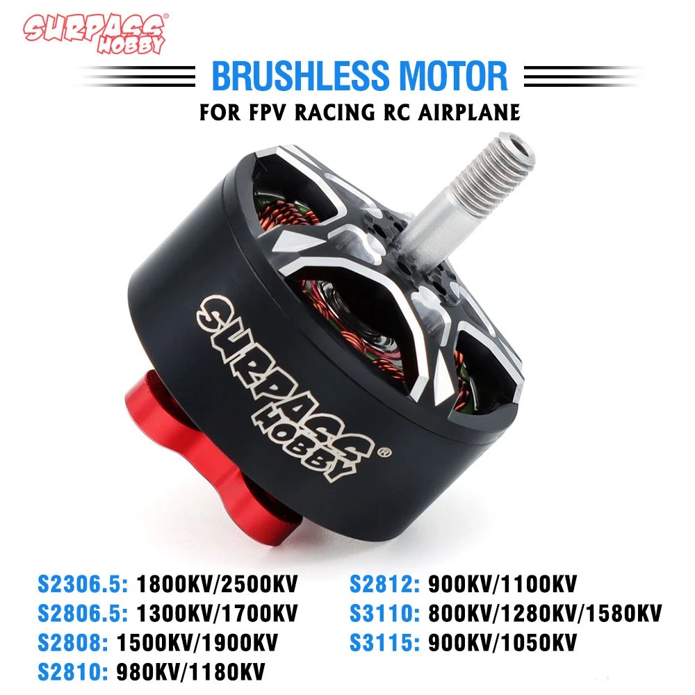 Set Motore Brushless 1100KV 1250KV 2300KV + ESC T Per Aereo RC Ala Fissa