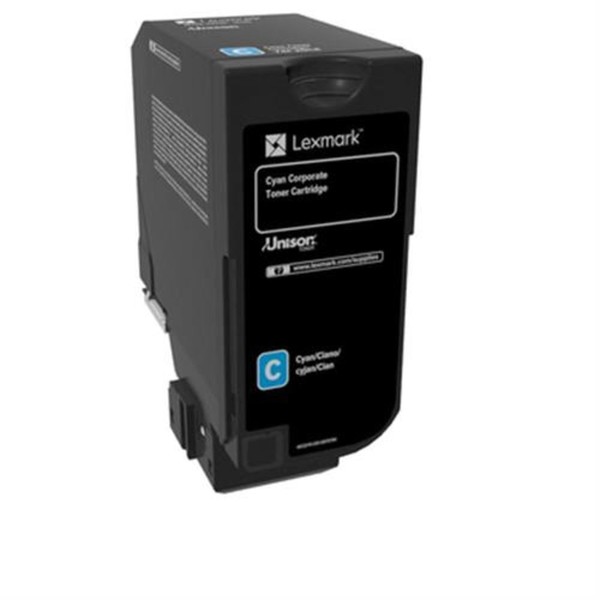 Lexmark 74C20CE Patrone 3000Seiten Cyan Lasertoner & Patrone-image