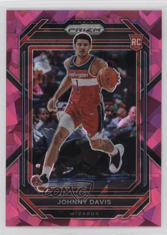 2022-23 Panini Prizm Pink Ice Prizm Johnny Davis #231 Rookie RC 0o2b