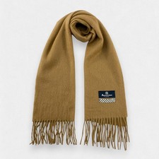 Vintage Aquascutum Scarf Muffler Neck Wrap Scarf Wool Cashmere Unisex Scarves