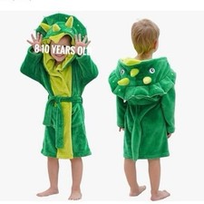 Dinosaur bath robe kids xl 8-10 years old new sealed in package