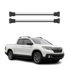 Roof Rack Cross Bars Luggage Carrier For Honda Ridgeline 2017-2026 Alu Gray 2pcs