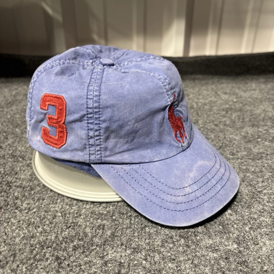 Gorra de béisbol Polo Ralph Lauren juvenil 4-7 azul niños algodón Big Pony* Foto 2 de 4