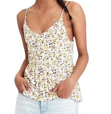 American Eagle Soft  Sext Yellow Floral Cami Tank Size XS