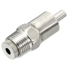 Pig Nipple Waterer Poultry Drinker Feeder 1/2"PT Stainless Steel for Sows Silver