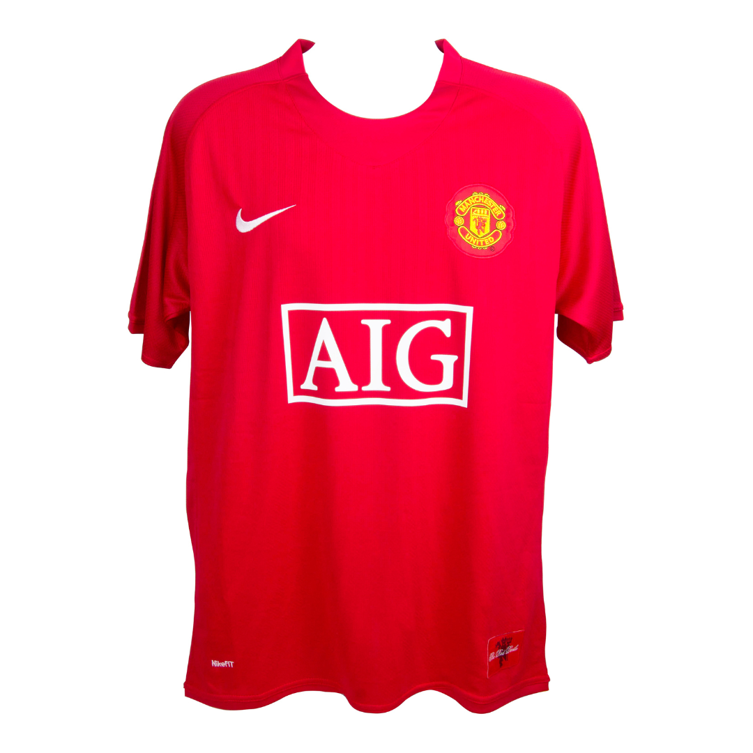 Wayne Rooney Signed Manchester United Home Soccer Jersey #10 with