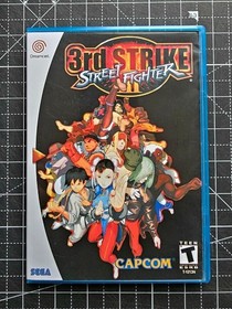 Dreamcast Street Fighter III You Choose Custom Case Color-NO Game or Manual