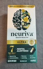 NEURIVA Brain Health ULTRA Mental Alertness 60 Capsules BRAND NEW