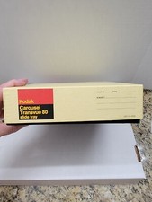 KODAK CAROUSEL TRANSVUE 80 SLIDE TRAY - W/ ORIG BOX - EMPTY/NO SLIDES