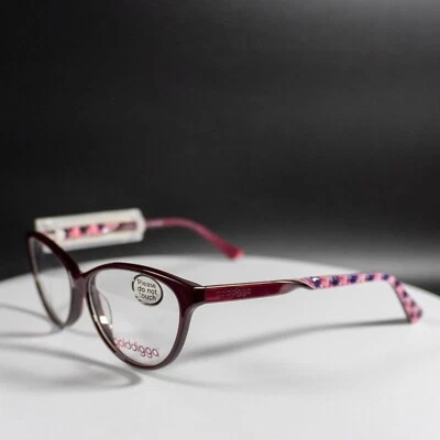 Golddigga Glasses GD0099 Full Rim Eyeglasses Frames Only Purple Floral NEW