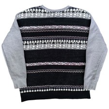Lucky Brand Mens Size Small Gray Pullover Cre...