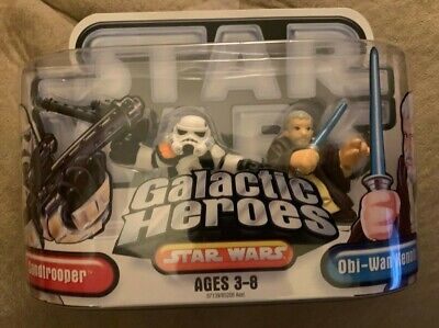 Hasbro Star Wars Galactic Heroes Sandtrooper /& Obi-Wan Kenobi