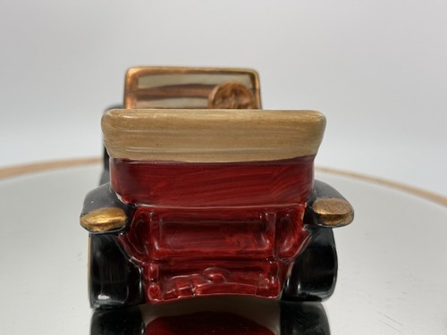 Vintage Figurine Car Model Porcelain Cadillac Ornament Retro Red - Picture 10 of 12