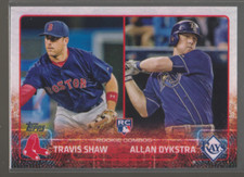 2015 Topps Update #US41: Travis Shaw/Allan Dykstra(RC)