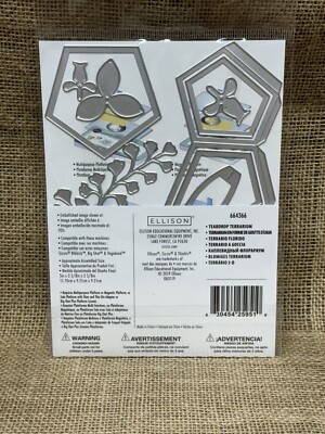 Sizzix Thinlits Craft Dies Teardrop Terrarium Hanging Flowers, New!