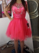 Gently used prom dress, used once, Size S
