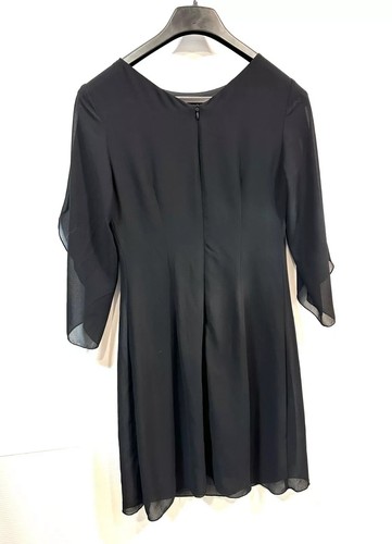 GRACE KARIN Women's Chiffon Dress Elegant Evening Cocktail Party Small Black - Picture 5 of 7