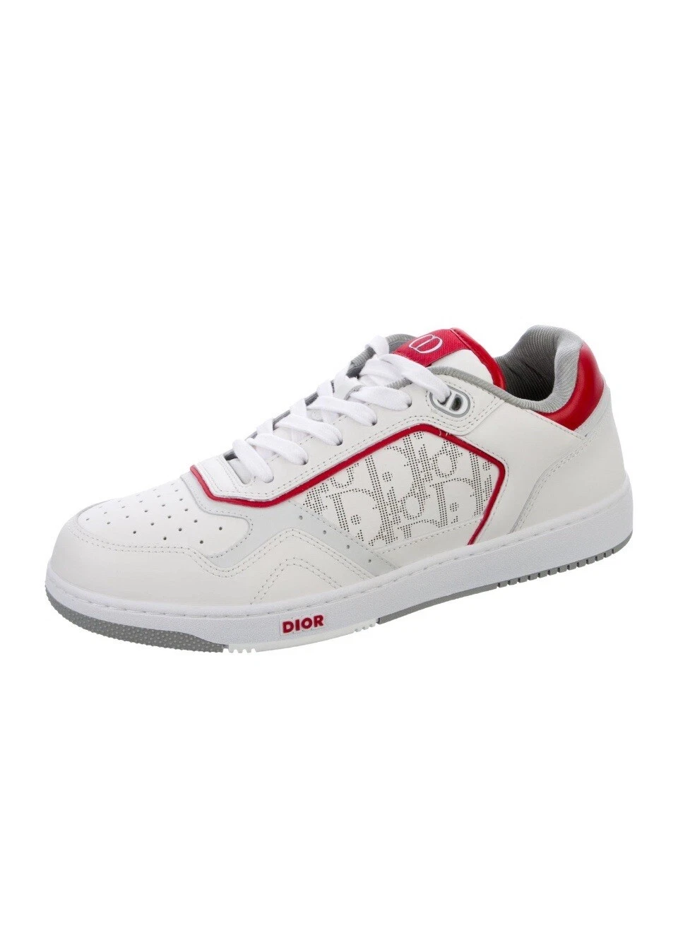 Galaxie oblique Dior authentique B27 blanc rouge taille 41 US8