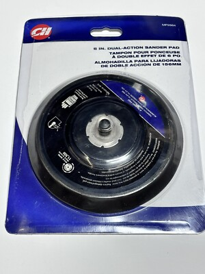 #ad Campbell Hausefeld 6” Dual Action Sander Pad $22.00