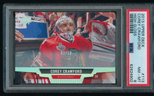 Corey Crawford 2013-14 Upper Deck High Gloss #113 7/10 PSA 8