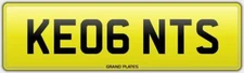 KENT KENTS KENTY KENT'S NUMBER PLATE KE06 NTS NO ADDED FEES ON RETENTION CAR REG