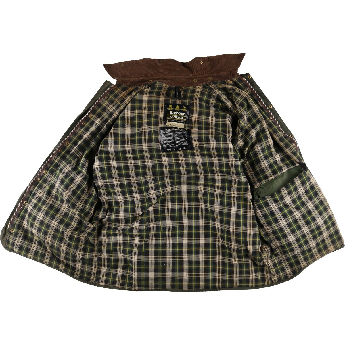 90'S Barbour Game Fair Old 3 Warrant Waxed Cotton Oiled 90'S Barbour Game Fair Old 3 Warrant Waxed Cotton Oiled